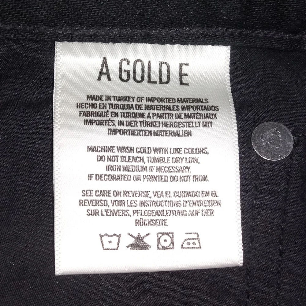 Agolde Quinn High Rise Denim Skirt Size 26